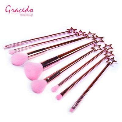 Girl Pink Jeffree Star Makeup Brush Set 8pcs