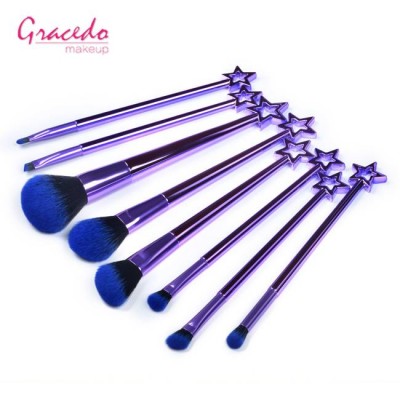 8pcs Cosmetic Makeup Brush Set For Foundation Consealer Premium Star Makeup Brush