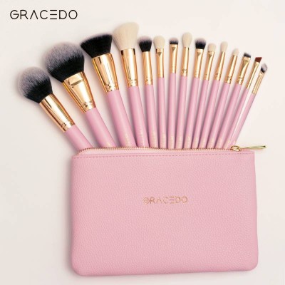 Crystal handle makeup brush set logo pro makeup brushes set