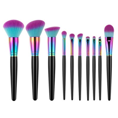 GRACEDO Hot Selling Private Label  High Quality Custom Logo 10pcs Brushes for makeup sets