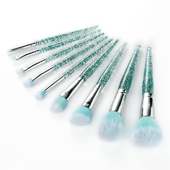 Hot Sale 9 PC Brushes Makeup Glitter Makeup Brushes Cosmetic Makeup Brush