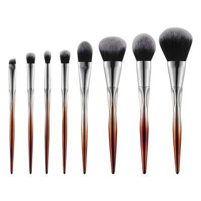 GRACEDO 8 Pcs Makeup Brushes Set Flat Kabuki Premium Synthetic Foundation Powder Concealer Eye Shadows Makeup Brush