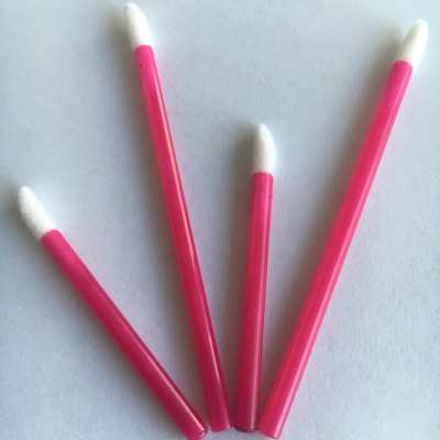 Disposable white cotton swab lipstick Applicator